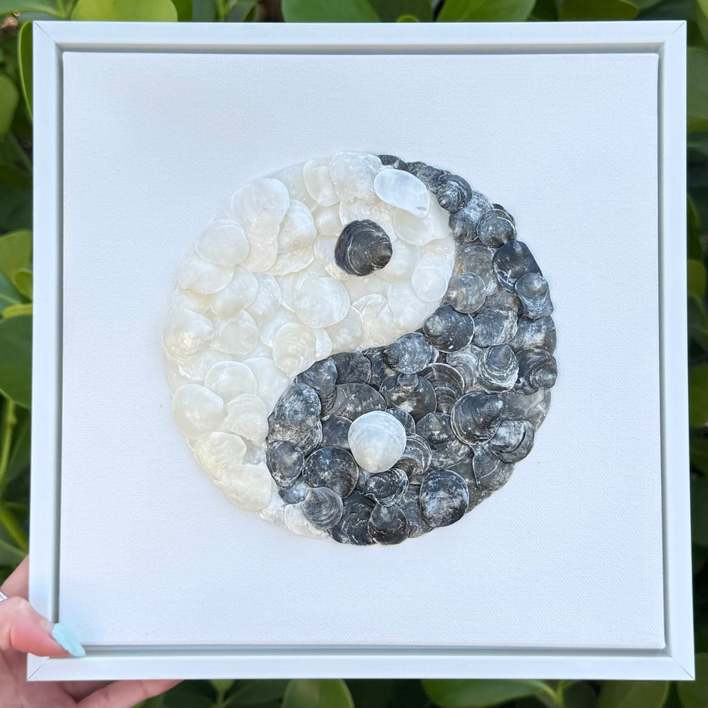 Yin Yang Seashell Canvas