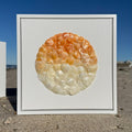 Orange Ombré Seashell Mosaic
