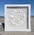 White Seashell Mosaic 9x9
