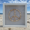 Seashell Peace Sign Wall Art