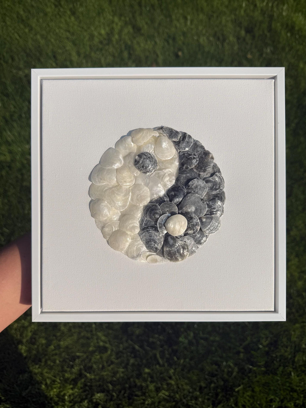 YinYang Seashell Art  | YinYang Wall Decor