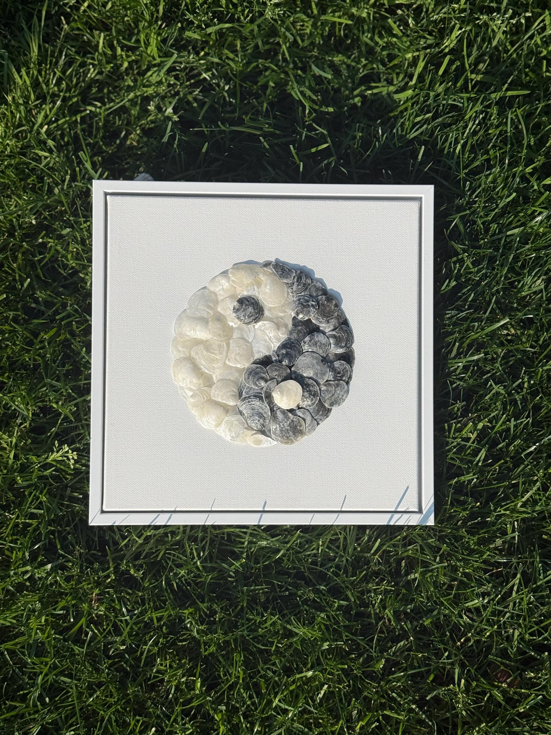 YinYang Seashell Art  | YinYang Wall Decor