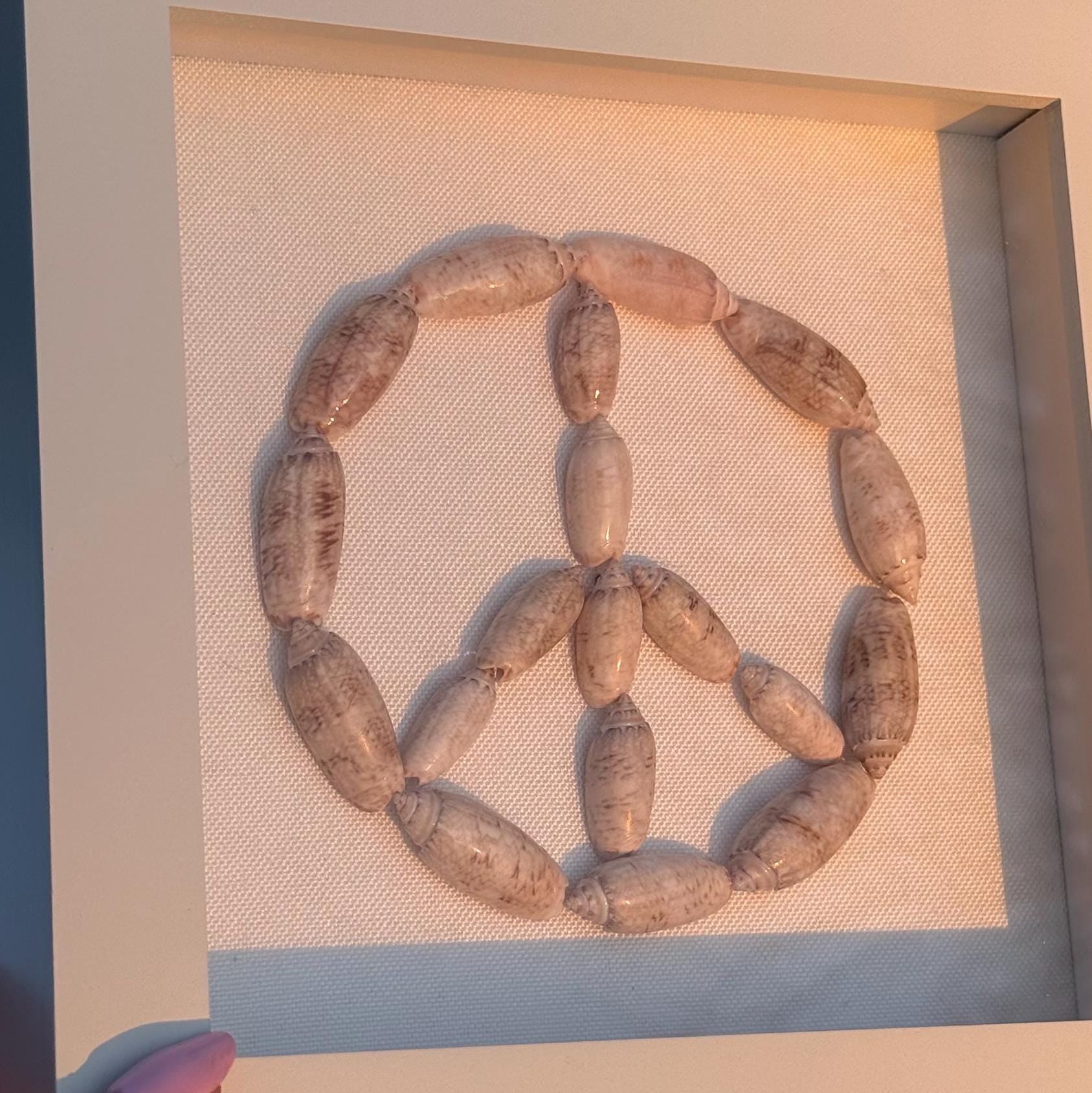 Seashell Peace Sign